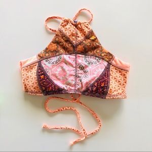 Maaji High Neck Bikini Top